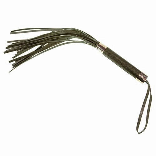 Plesur - PVC Textured Flogger BDSM (Black)