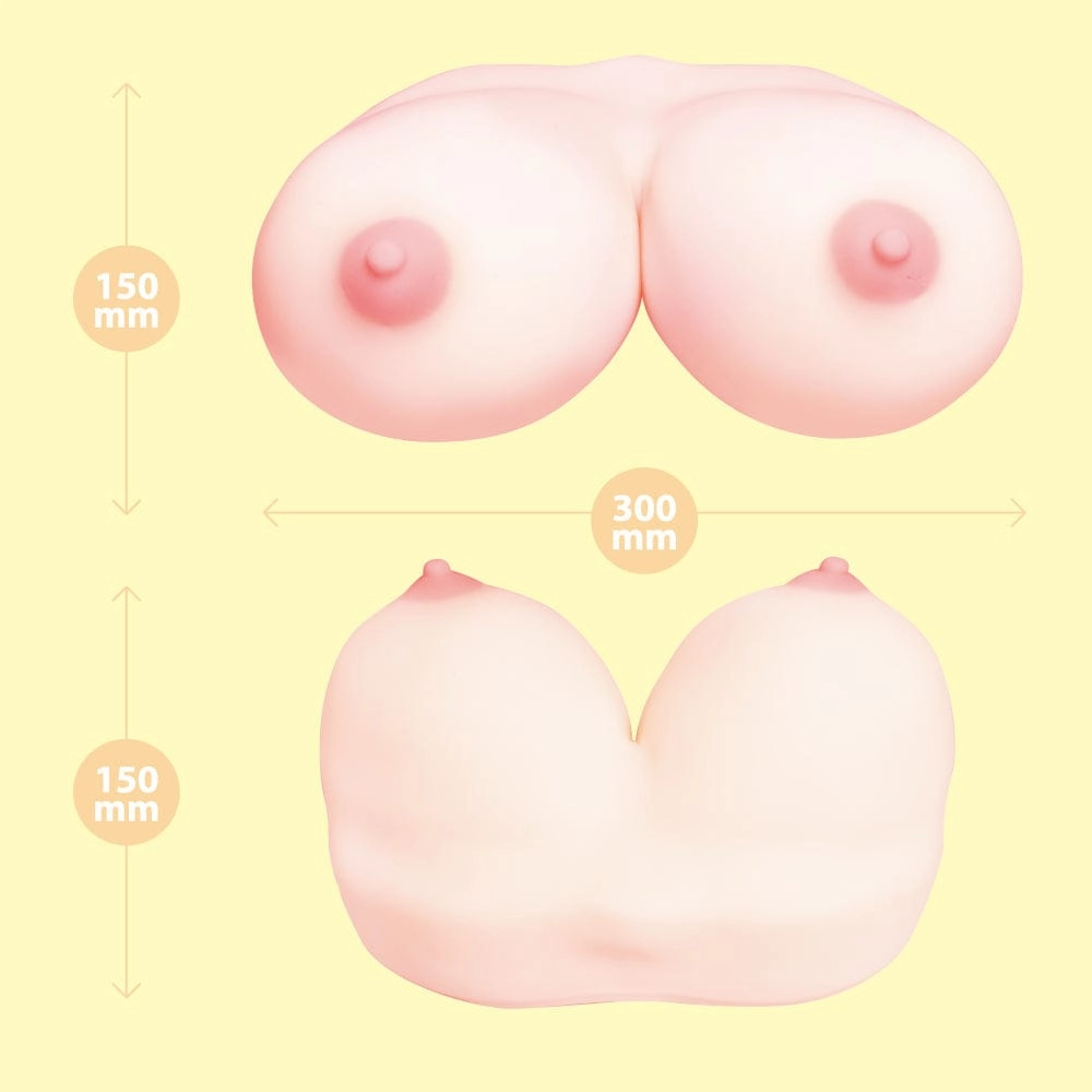 PPP - Gyugyutto Boobs Breast Masturbator Onahole 2.4kg (Beige)