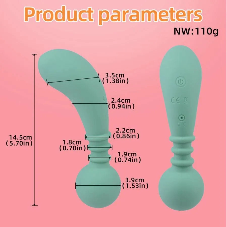 Premium Silicone Vibrating Anal Dildo
