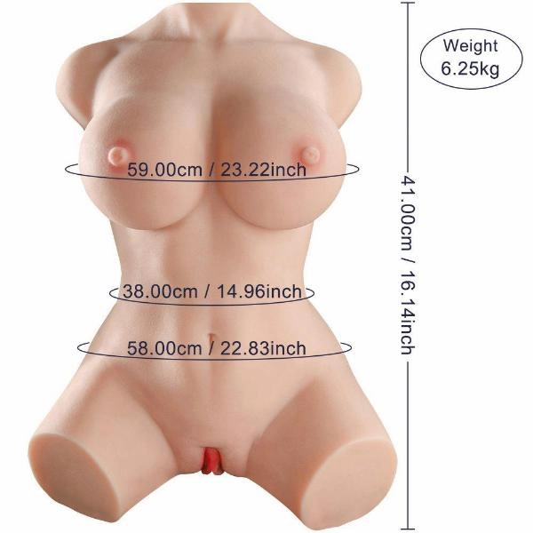 Propinkup Realistic Sex Doll | 13.77lb Merida Dual Channel Male Lifelike 3D Pussy Toys 【US Stock Available Only】