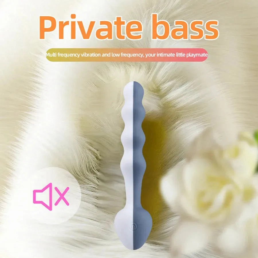 Pure Silicone G-spot Beads Vibrator