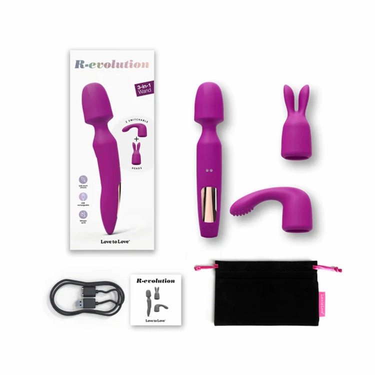 R-Evolution Vibrating Wand & Attachments