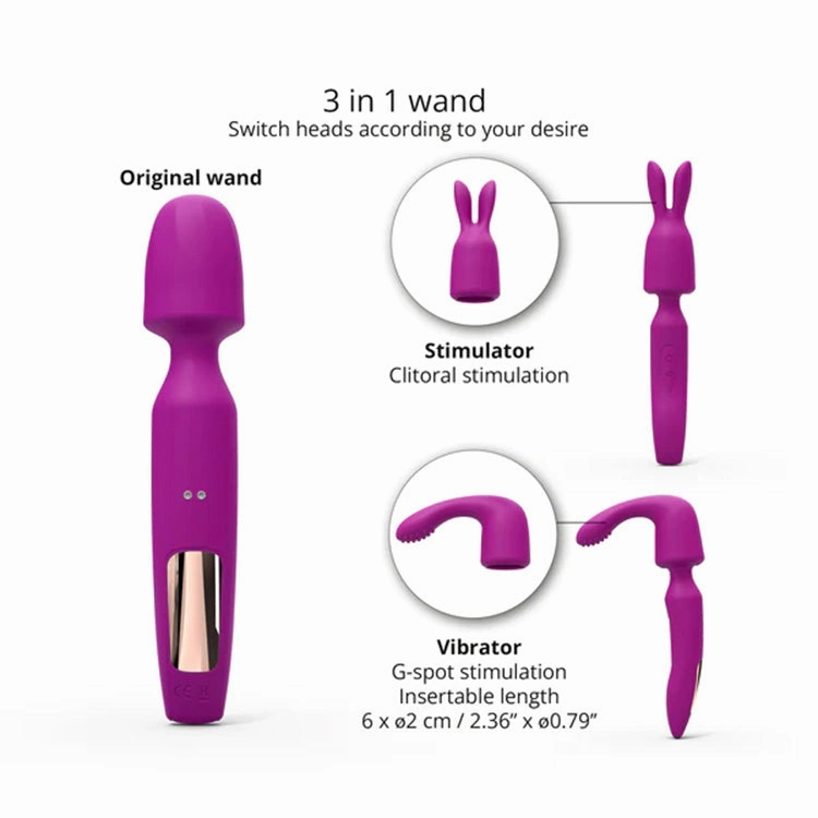 R-Evolution Vibrating Wand & Attachments