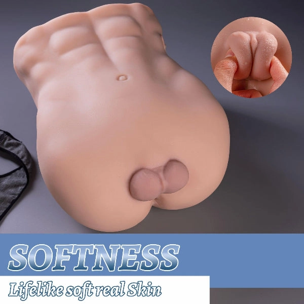 Realistic Anal Sex Doll with Suction Function 15.2lb Shemale Butt Homo Sex Toys 【US Stock Available Only】