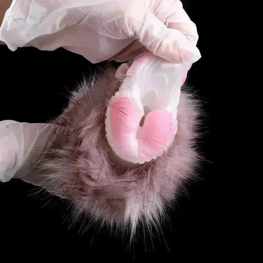 Realistic Plush Dog Pussy Toy