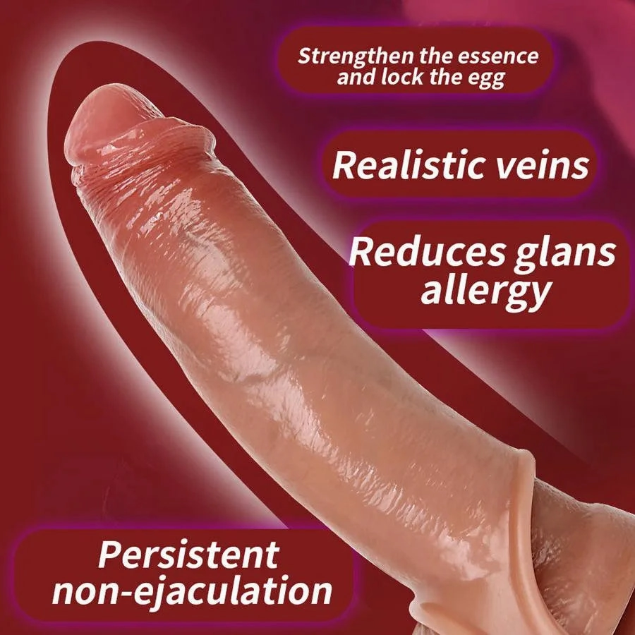Realistic Silicone Male Dick Sleeve