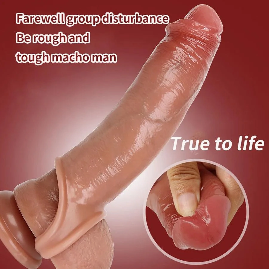 Realistic Silicone Male Dick Sleeve