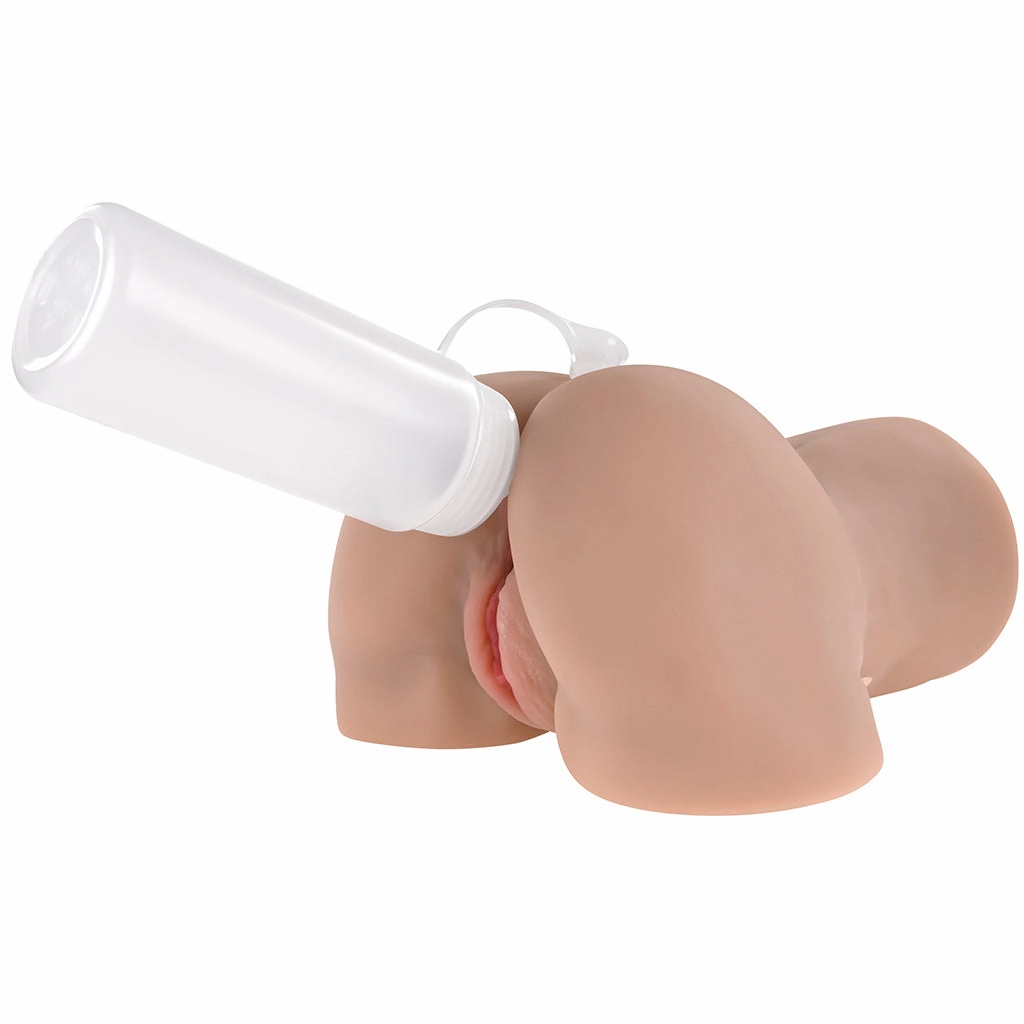 Rear Beauty Sucking & Vibrating Masturbator in Light