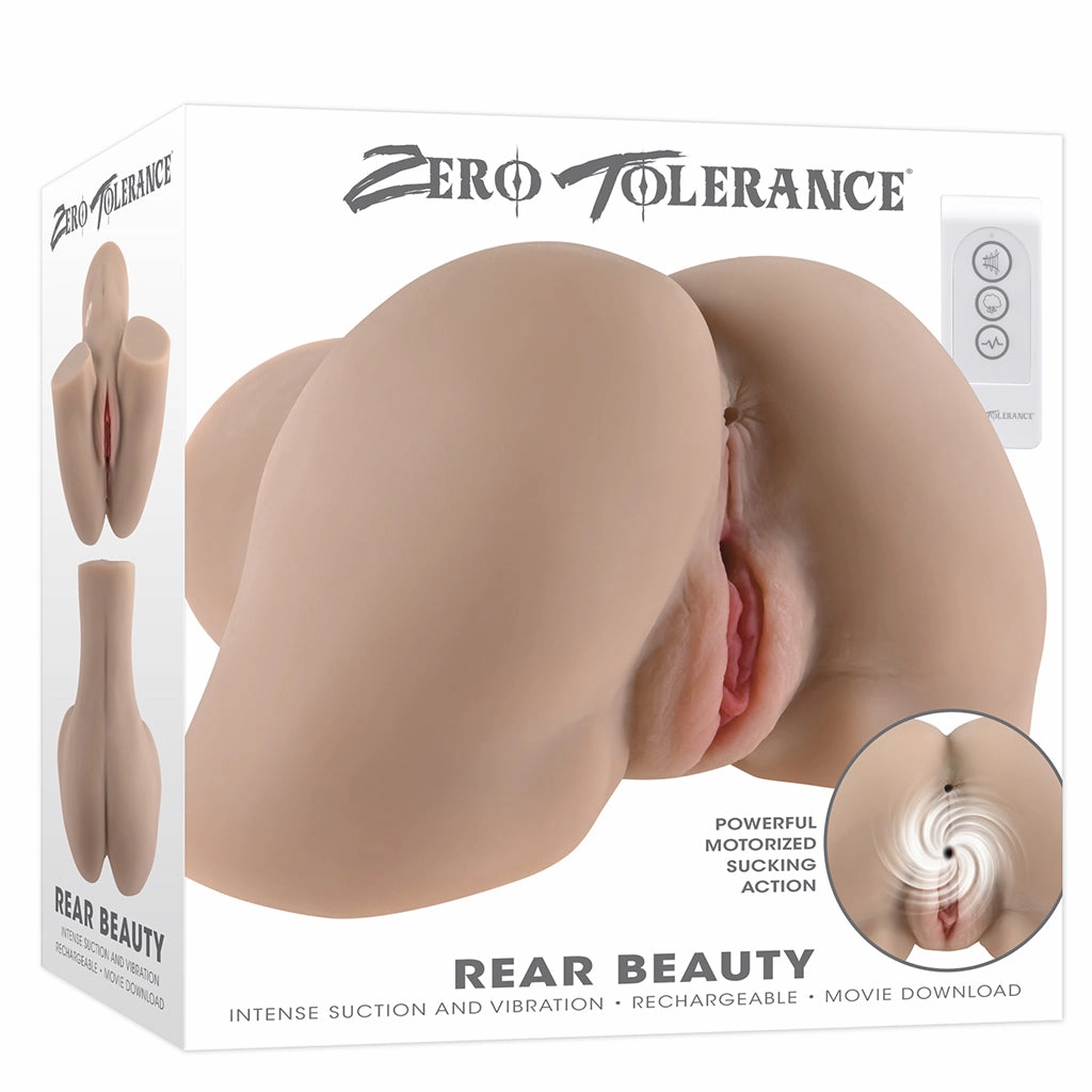 Rear Beauty Sucking & Vibrating Masturbator in Light