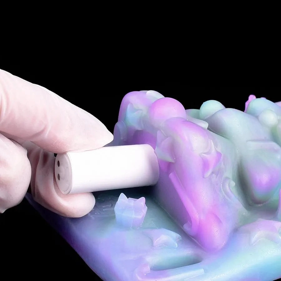 Remote Christmas Tree Glowing Grinder Sex Toy