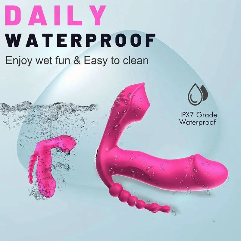 Remote Control Sucking Dildo Vibrator