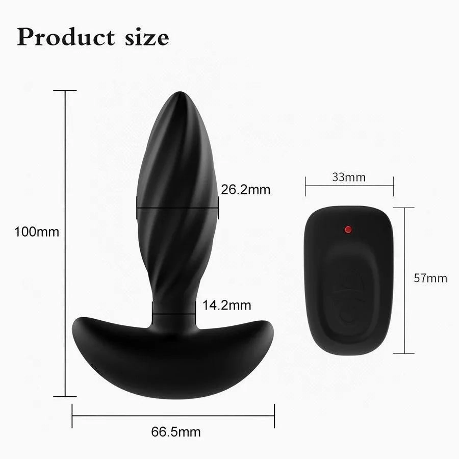 Remote Control Vibrating Anal Plug