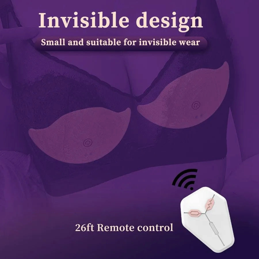 Remote Control Vibrating Breast Massager