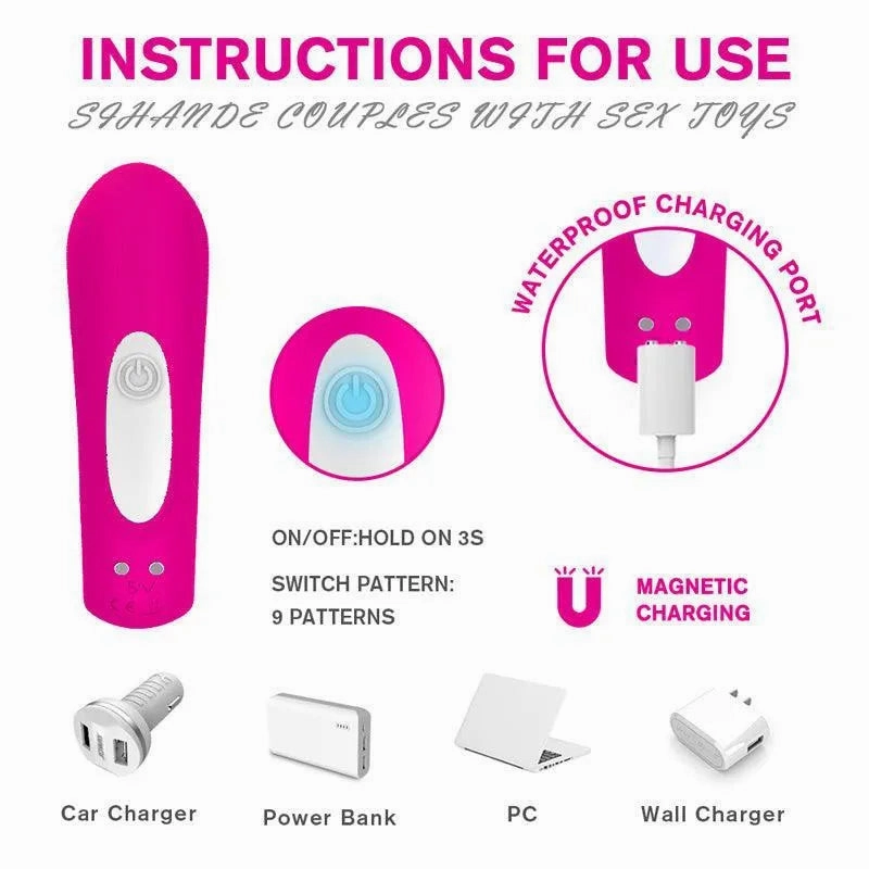 Remote Control Vibrating Sex Toy for Couples