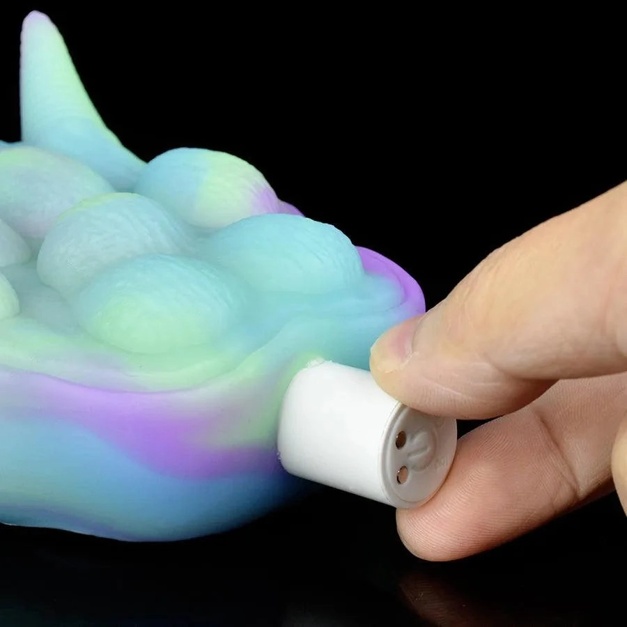 Remote Luminous Bear Paw Grinder Vibrator