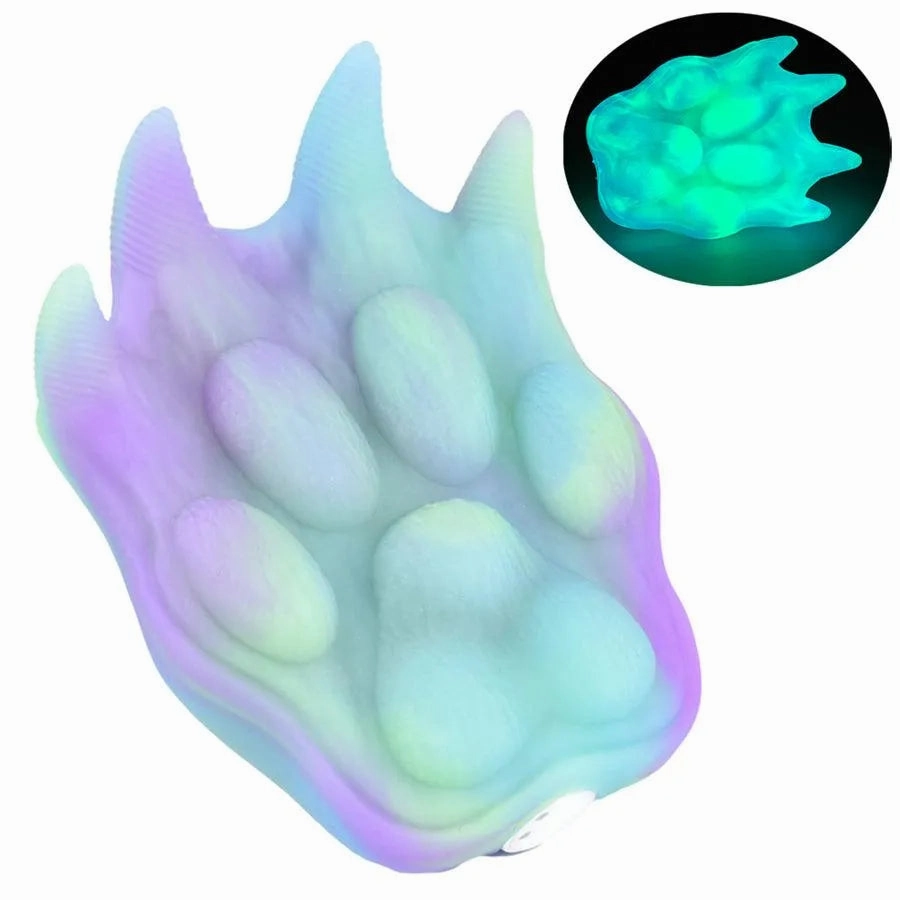 Remote Luminous Bear Paw Grinder Vibrator