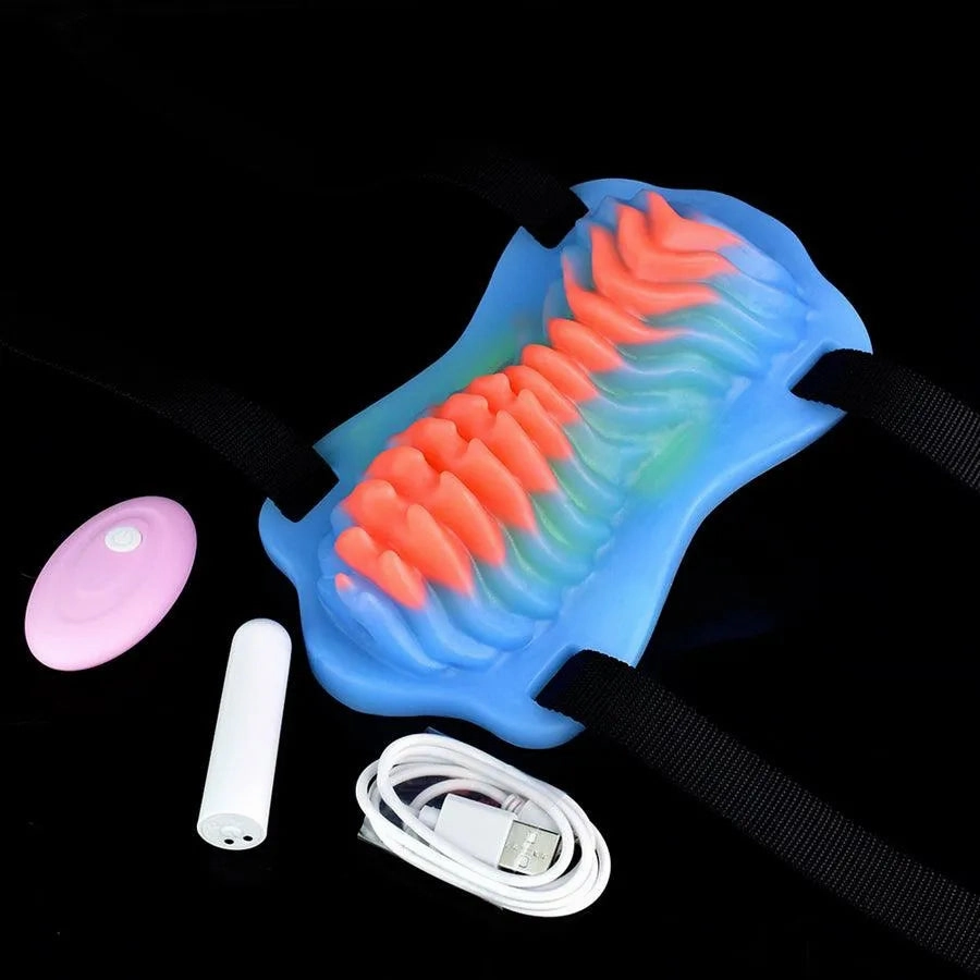 Remote Silicone Couples Vibrating Grinder