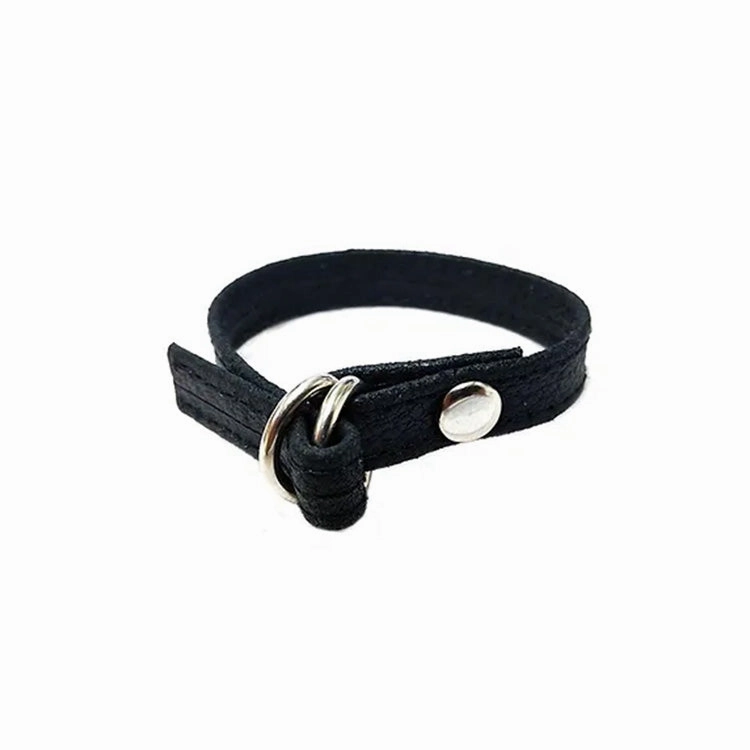Rouge Leather Double D-Ring Cock Strap