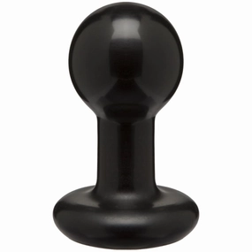 Round Butt Plug - Small - Black