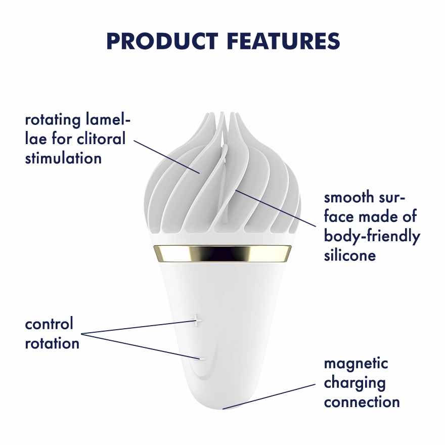 Satisfyer - Sweet Treat Spinnators Lay On Discreet Clit Massager
