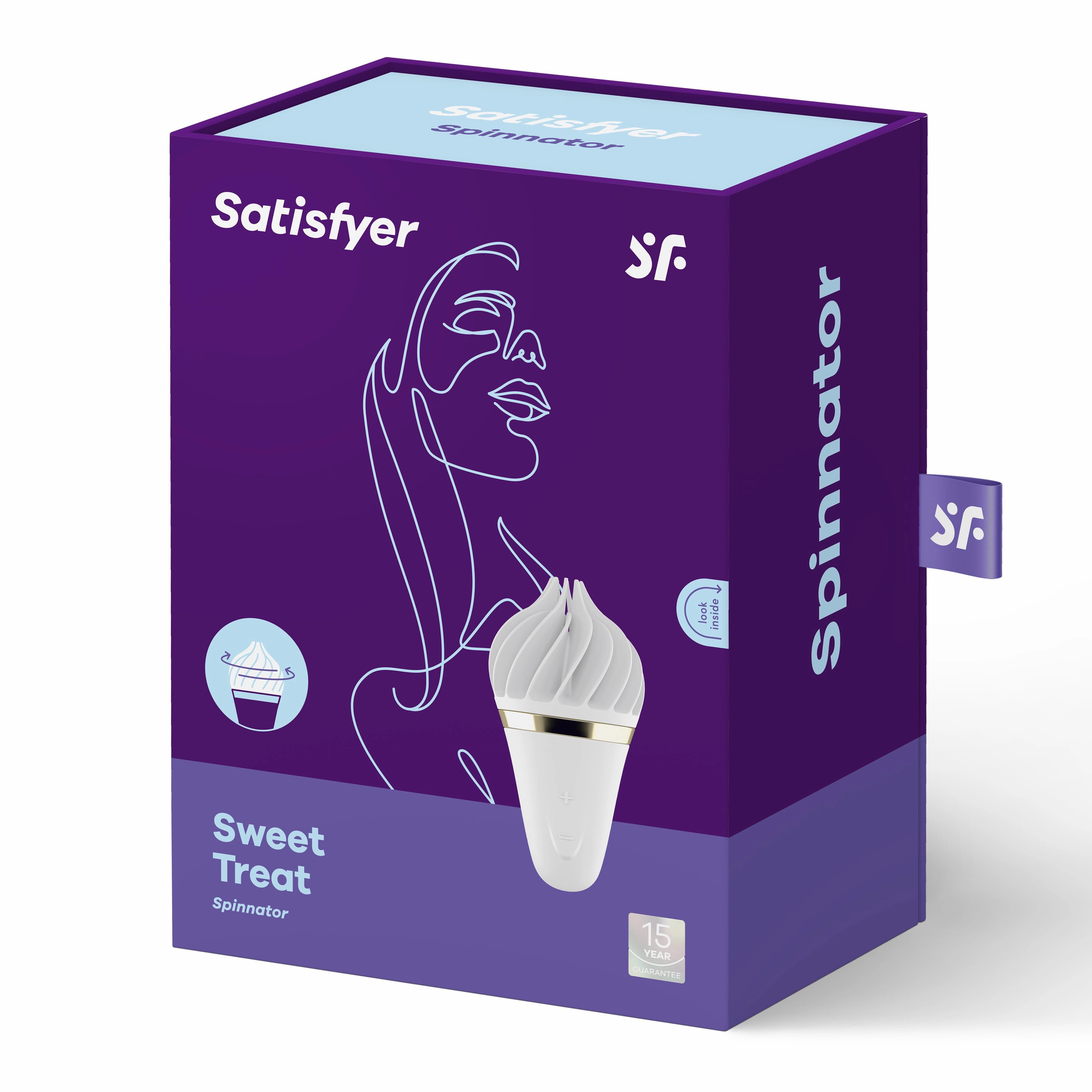 Satisfyer - Sweet Treat Spinnators Lay On Discreet Clit Massager
