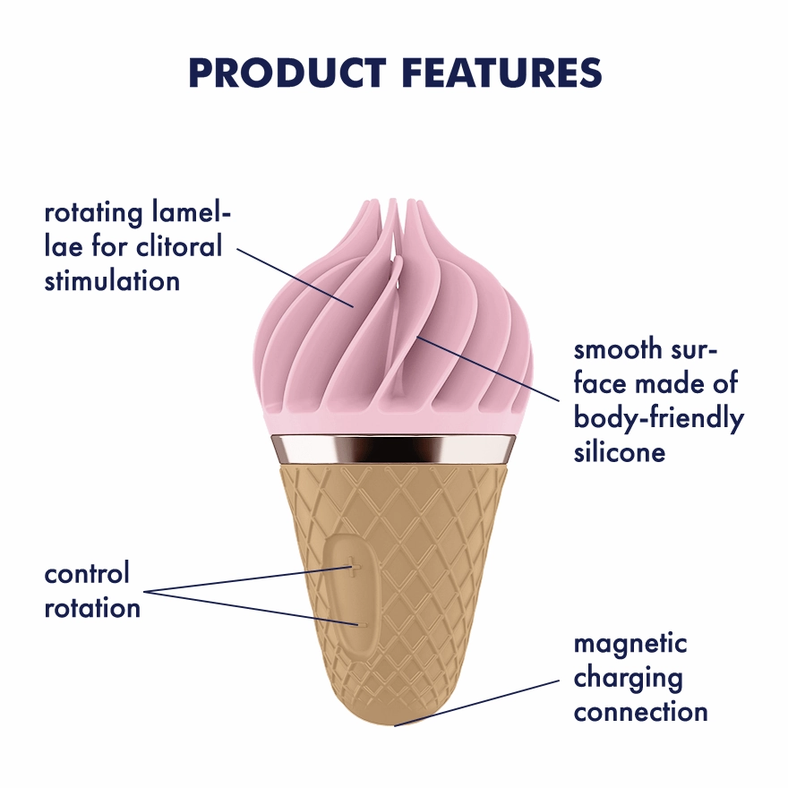 Satisfyer - Sweet Treat Spinnators Lay On Discreet Clit Massager
