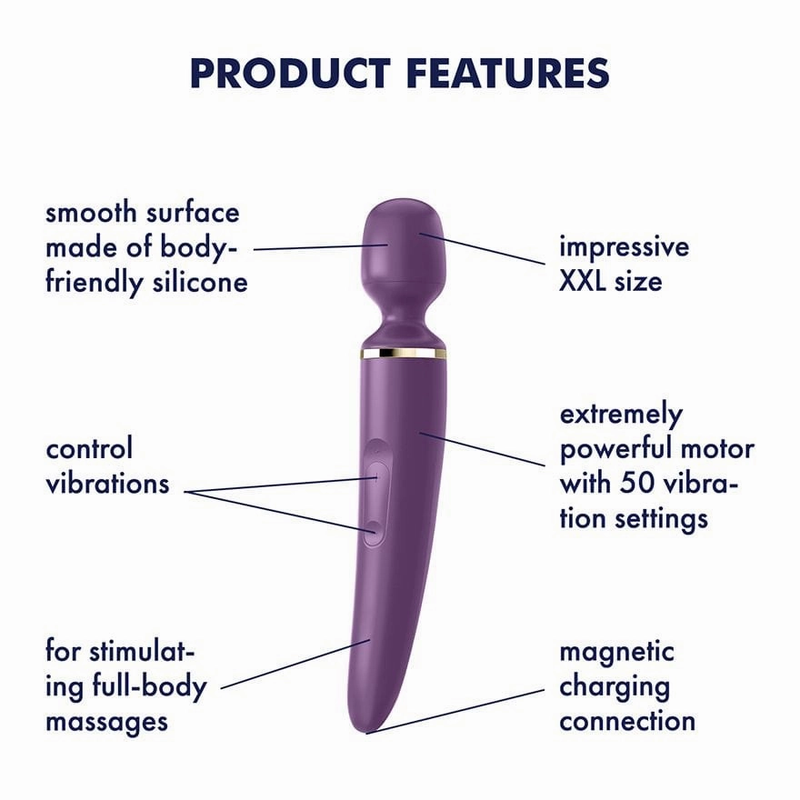 Satisfyer - Wand-er Women XXL Rechargeable Wand Massager