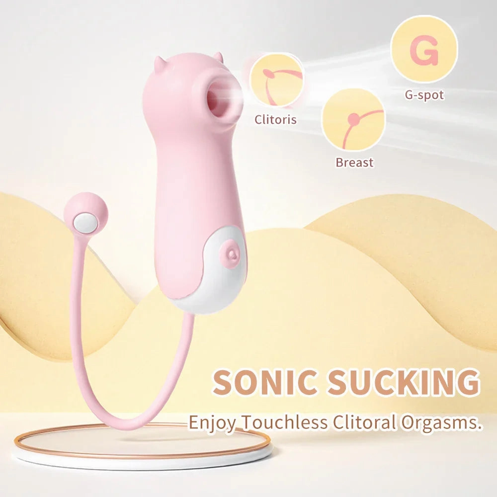 Seahorse Sucking Vibrator with Clitoral, Nipple & Anal Stimulation