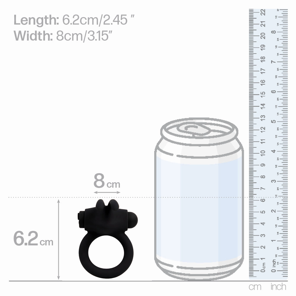 Sexyland Buzzy Bunny Super-Power Vibrating Silicone Cock Ring