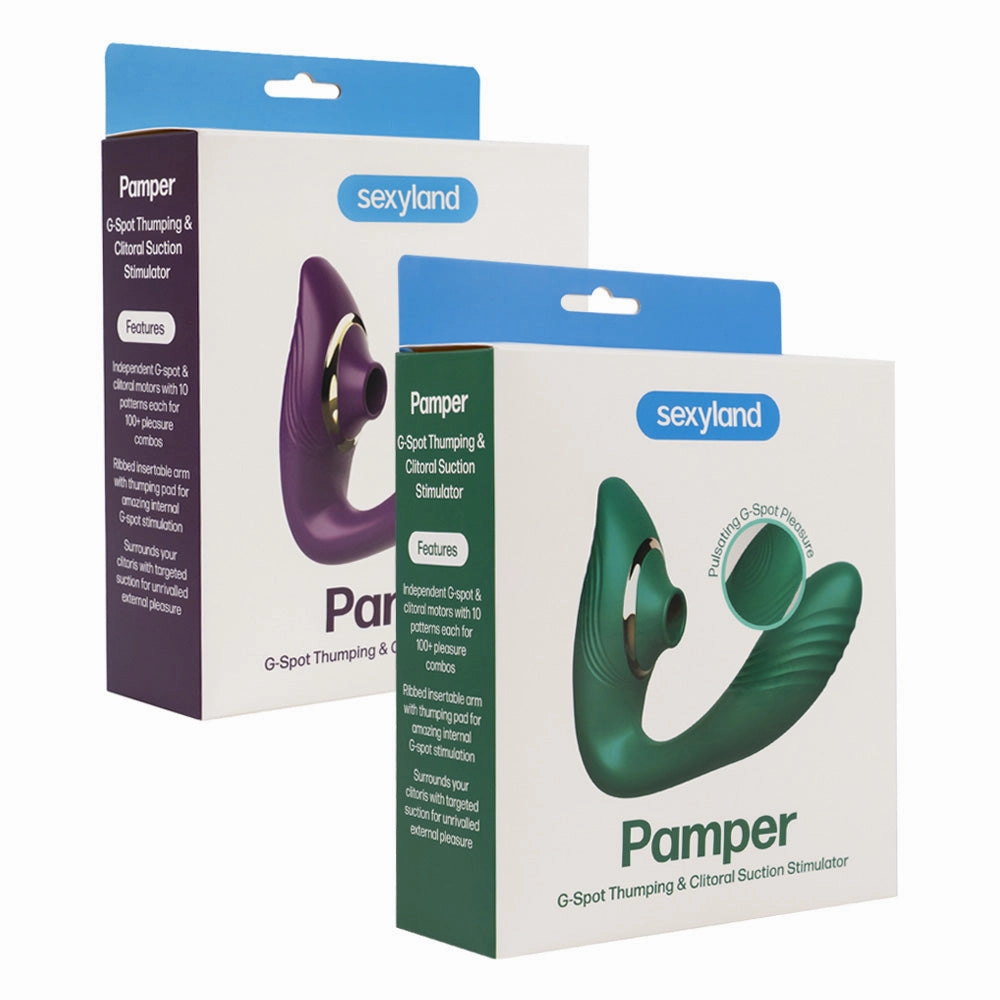 Sexyland Pamper G-Spot Thumping & Clitoral Suction Stimulator