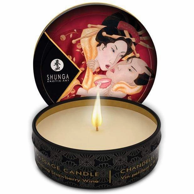 Shunga - Erotic Art Aphrodisia Mini Candlelight Massage Candle