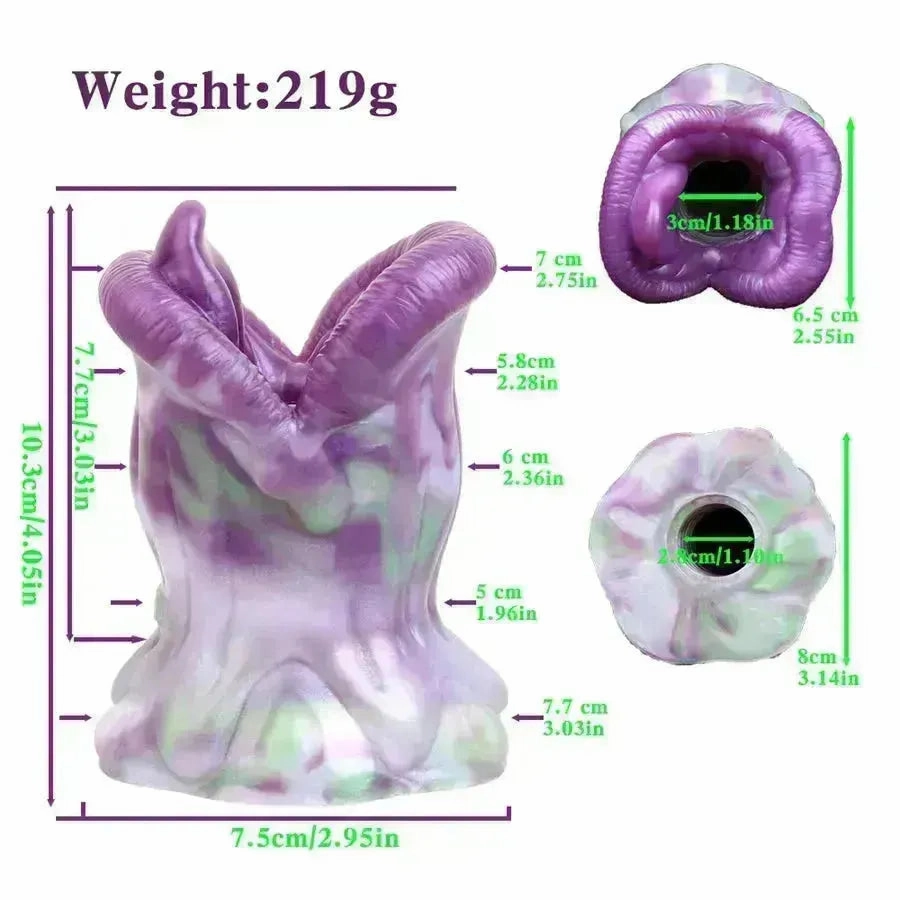 Silicone Hollow Anal Plug