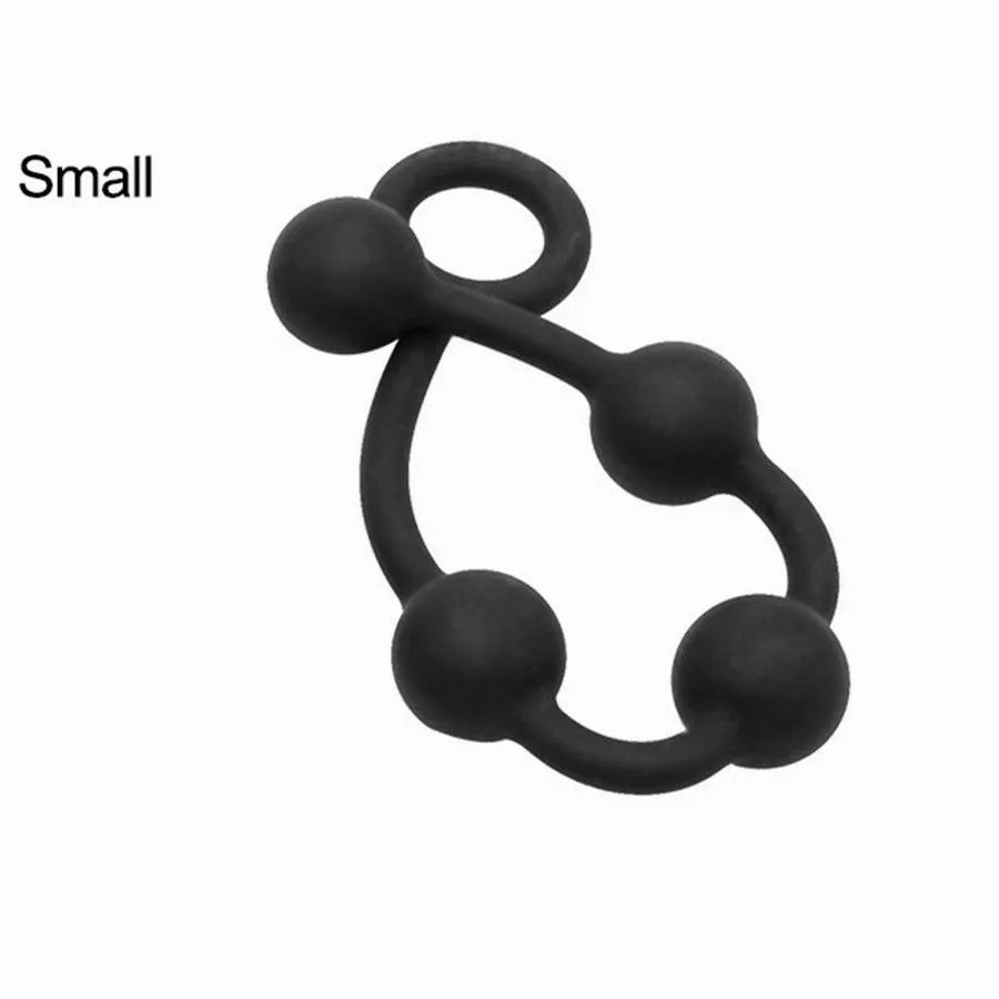 Silicone Long Anal Beads Sex Toy