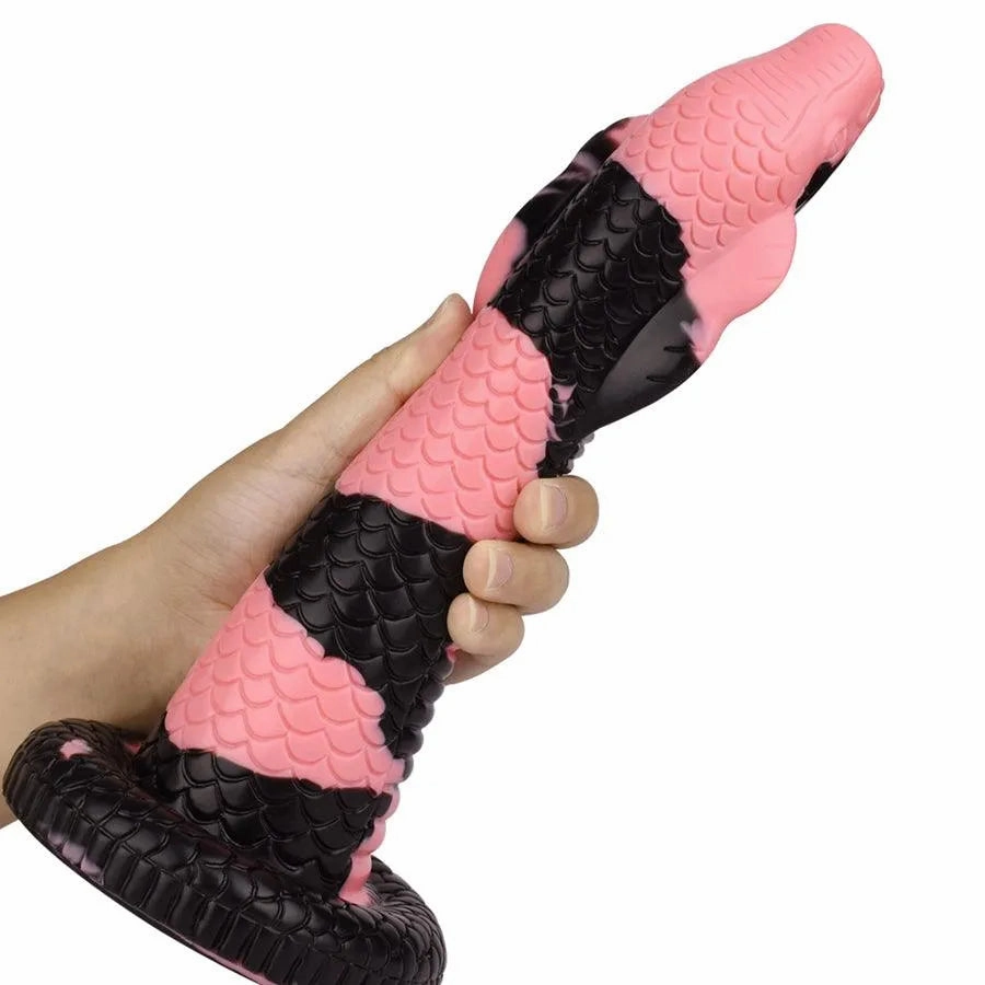 Silicone Snake Head Dildo Toy