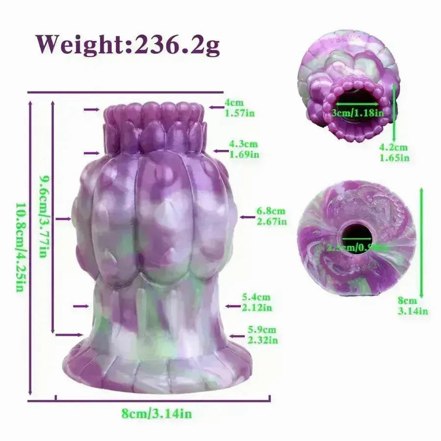 Silicone Tunnel Butt Plug