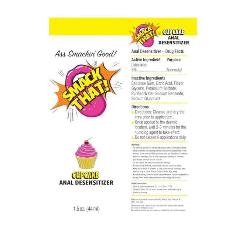 Smack That Anal Desensitizer Cupcake 1.5oz