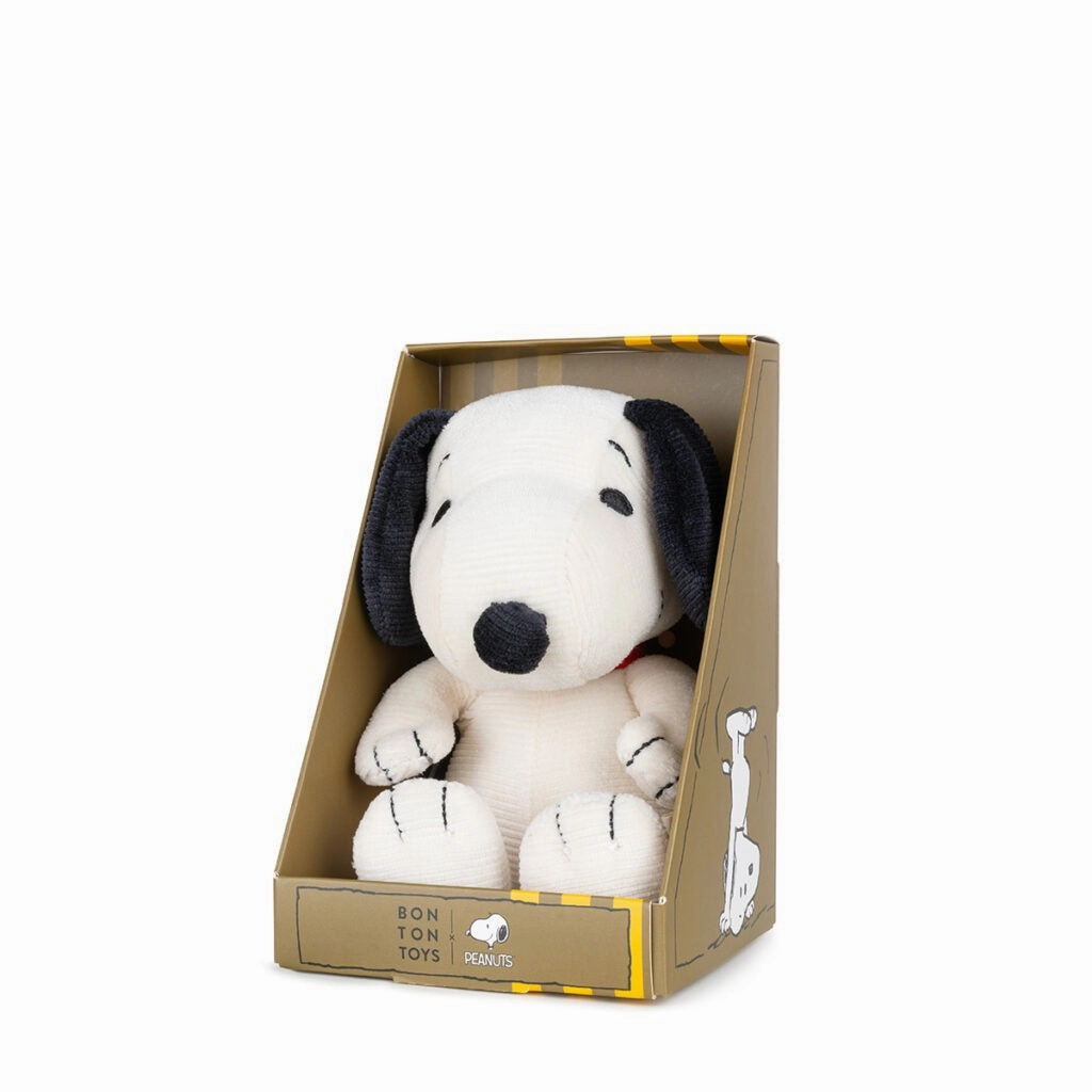 Snoopy Mini Corduroy Cream in Giftbox 17cm