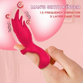 Soft Silicone Finger Vibrator for Women