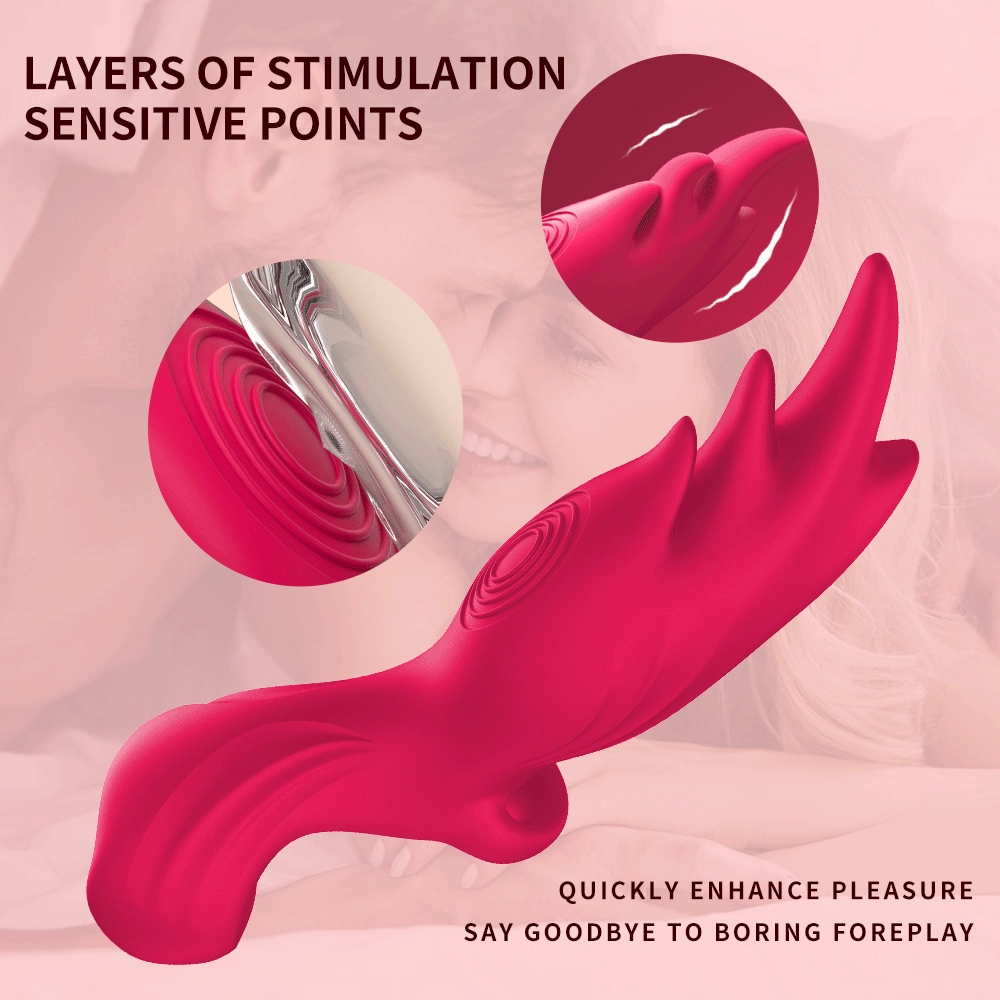 Soft Silicone Finger Vibrator for Women