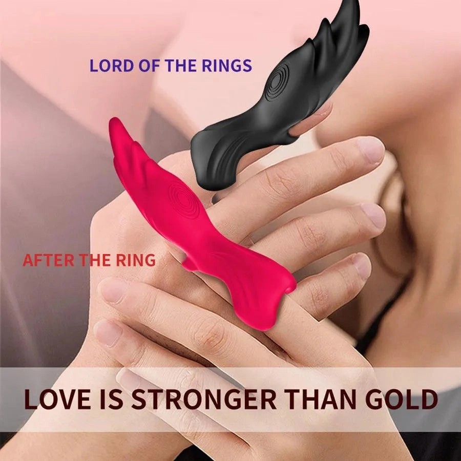 Soft Silicone Finger Vibrator for Women