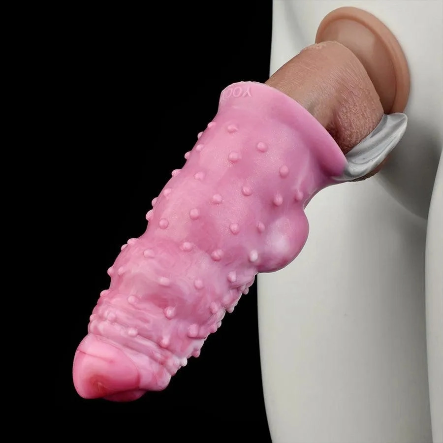 Soft Silicone Monster Penis Sleeve for Men