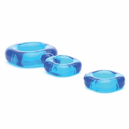 Sport F*cker - Boner Kit Cock Ring Set (Ice Blue)