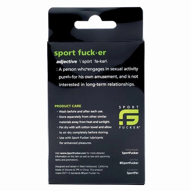 Sport F*cker - Bull Ring Silicone Cock Ring (Black)