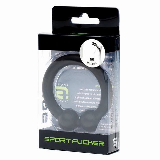 Sport F*cker - Bull Ring Silicone Cock Ring (Black)