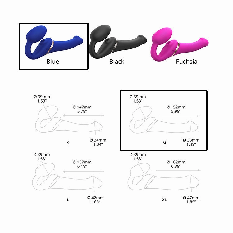Strap-On-Me Multi-Orgasm Bendable Strap On