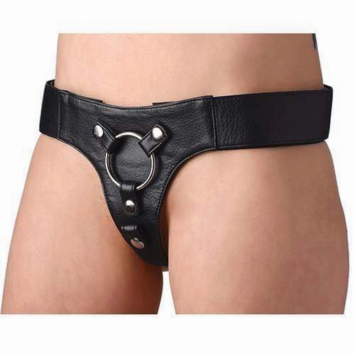 Strap U - Domina Adjustable Wide Band Strap On Harness (Black)