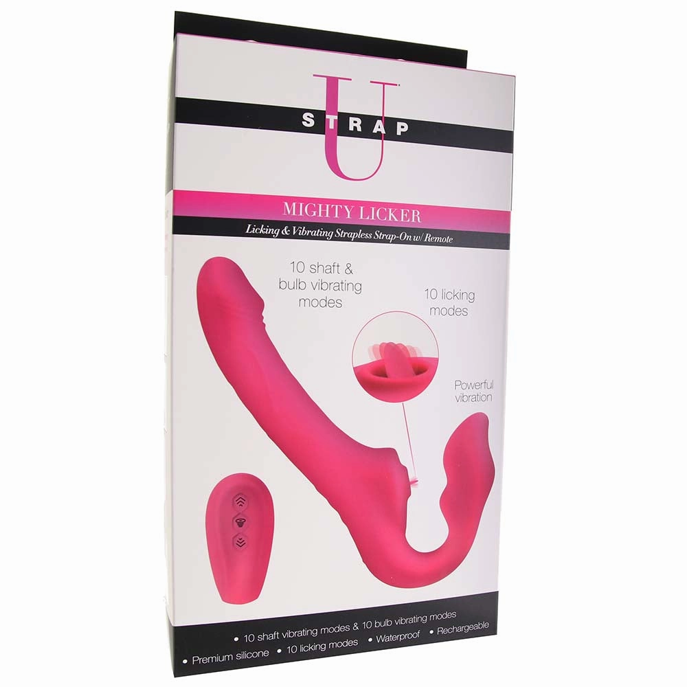 Strap U Mighty Licker Strapless Strap-On Vibe