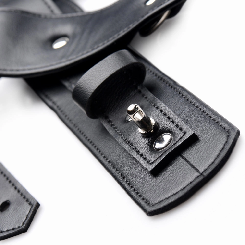 Strict Frog-Tie Wrist, Thigh & Ankle Restraint Set With Locks