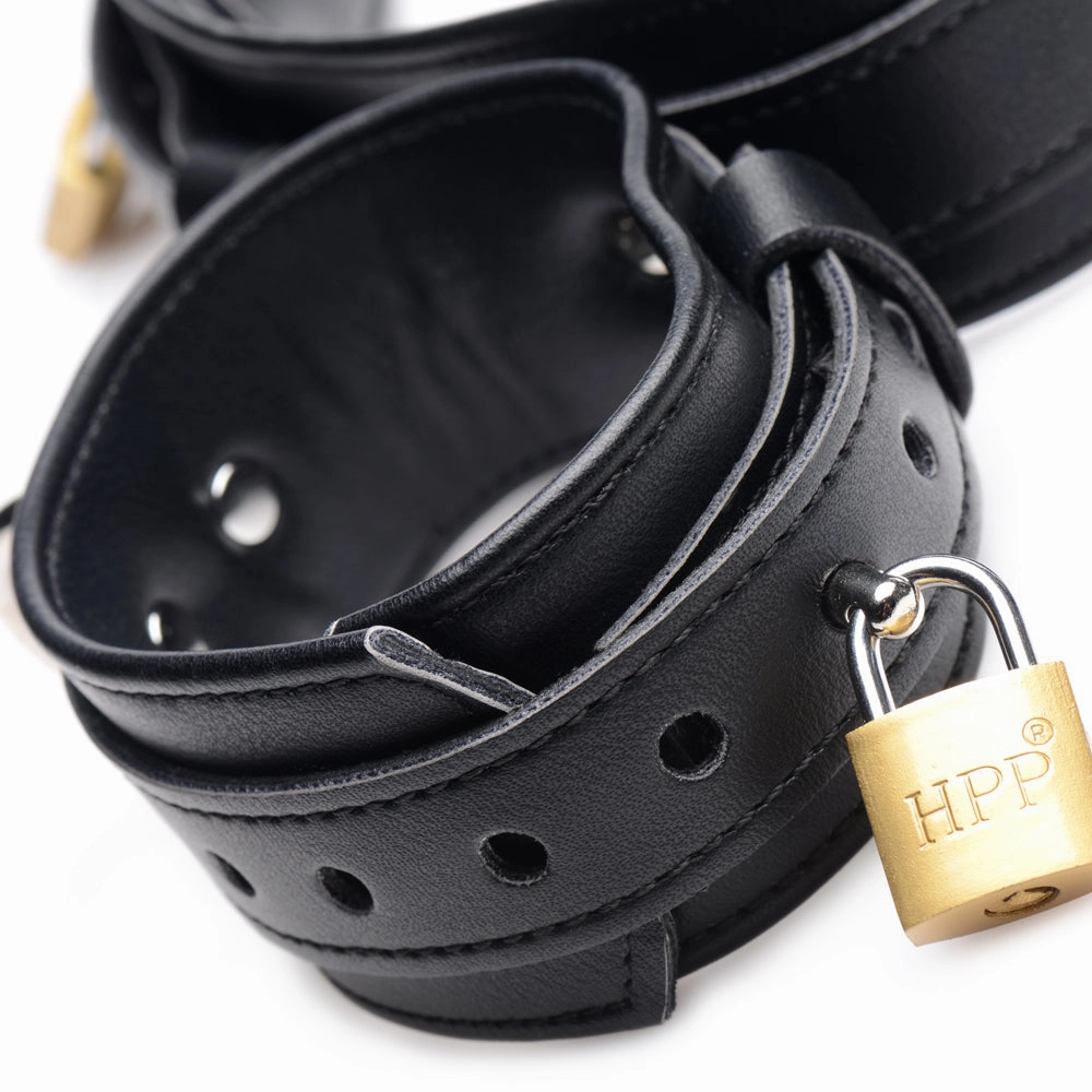 Strict Frog-Tie Wrist, Thigh & Ankle Restraint Set With Locks