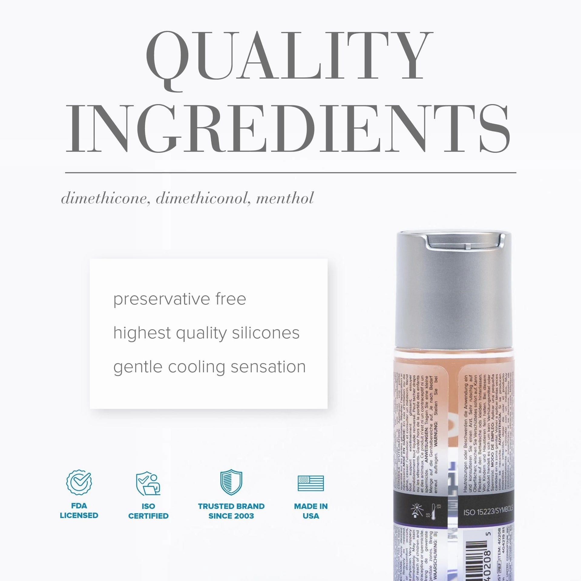 System JO - Premium Anal Cooling Silicone Based Lubricant